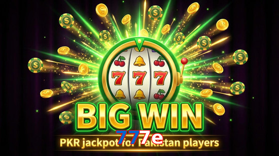 Big win animation on 777E slot game
